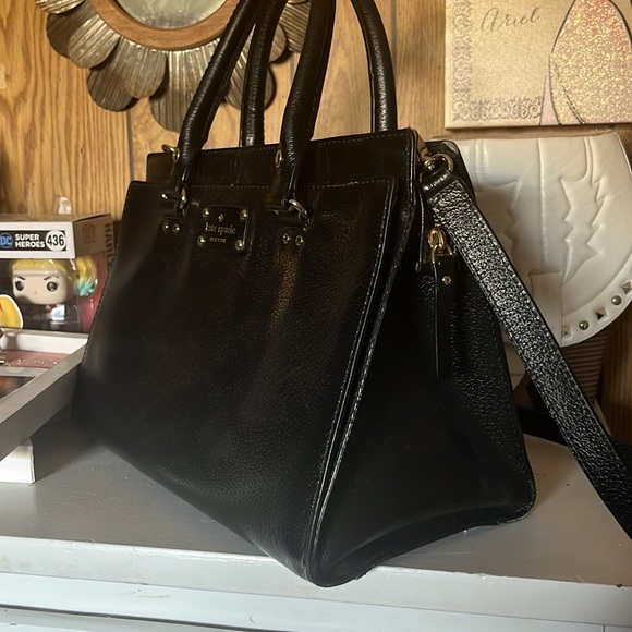 Kate spade black satchel handbag - Picture 3 of 6